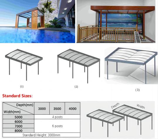 Pergola Rafters Profiles