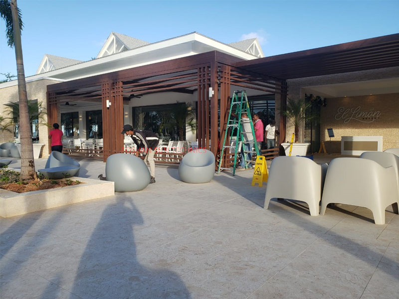 Veranda Pergola Hotel Restaurant China Supplier
