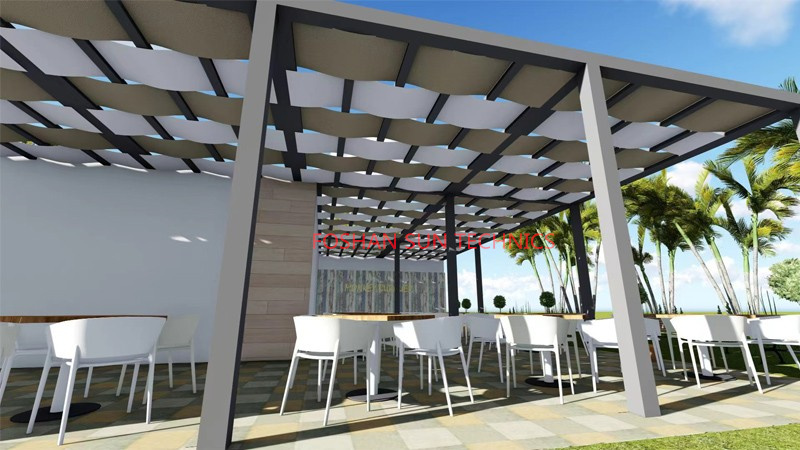 Aluminum Pergola Shade Cover Kit
