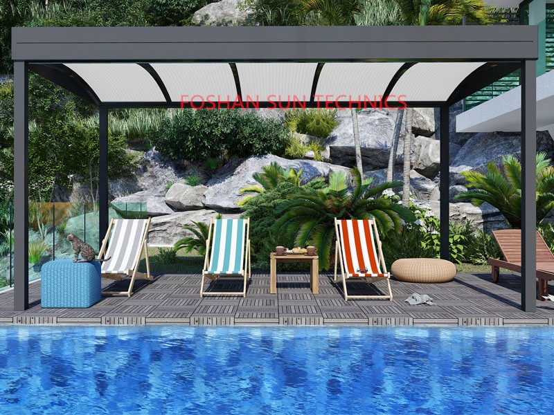 Swimming Pool Shade Awning Pergola Supplier