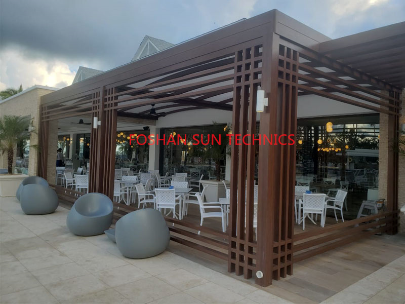 Pergola Roofing System Manufacturer